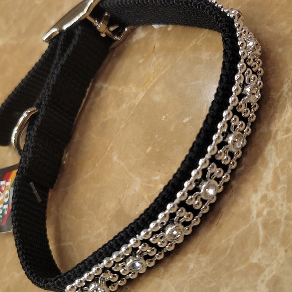 Top Paw Other - Top Paw jet black 16" dog collar - small dog/large cat